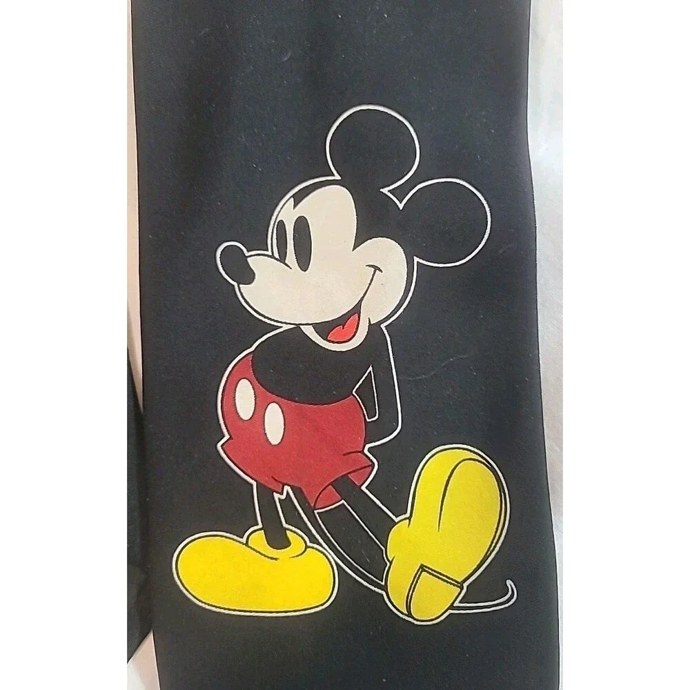 Disney Classic Mickey Mouse Vintage Cartoon Novelty Necktie tie Black